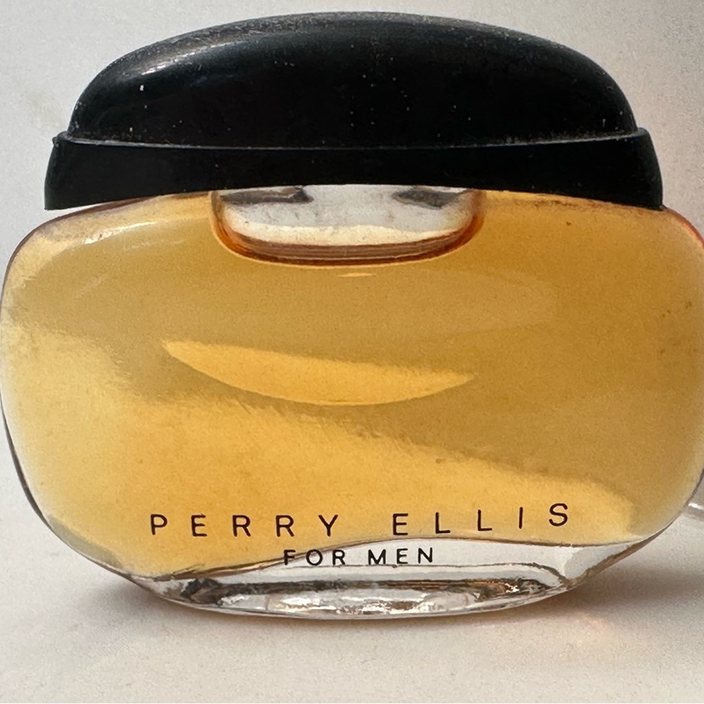 Vintage Perry Ellis mini glass bottle men’s cologne perfume